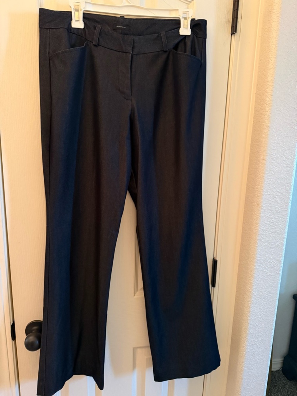 Worthington Charcoal Wide-Leg Dress Pants